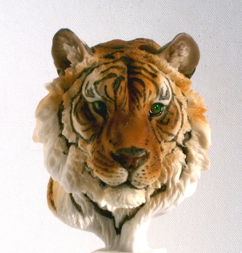 Tiger Baby Kind Katze Tigerfigur Skulptur Deko Afrika Tier Figur Statue Löwe 